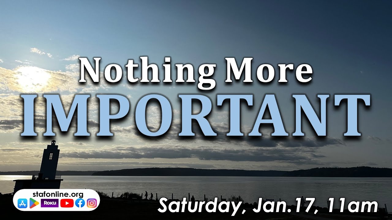 STAF Worship Service for 01/17/26
