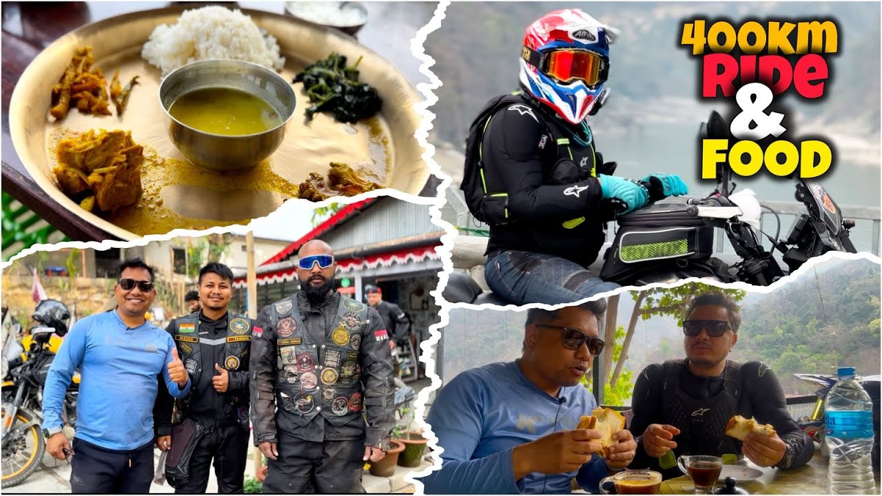 RIDE AND FOOD VLOG || WITH MY FRIEND LAMA'S VLOG NEPAL