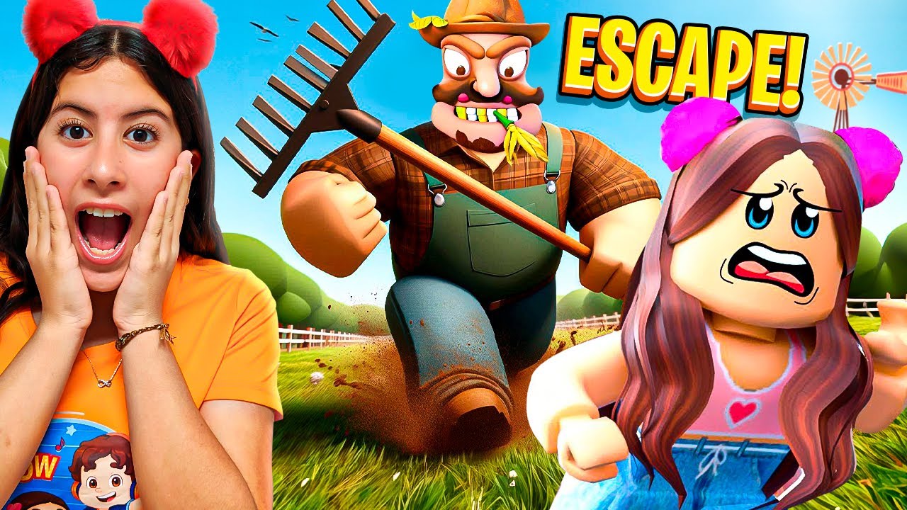 Maria Clara na Fuga da Fazenda do Tio Billy!🐔💨- Roblox ESCAPE UNCLE BILLY'S FARM!