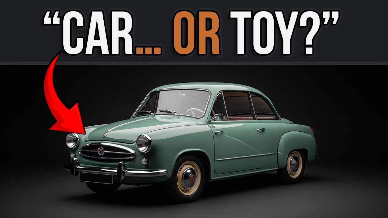 How Tiny 1952 Goggomobil TS250 Car That Shocked the World — Open Engine, 65 MPG