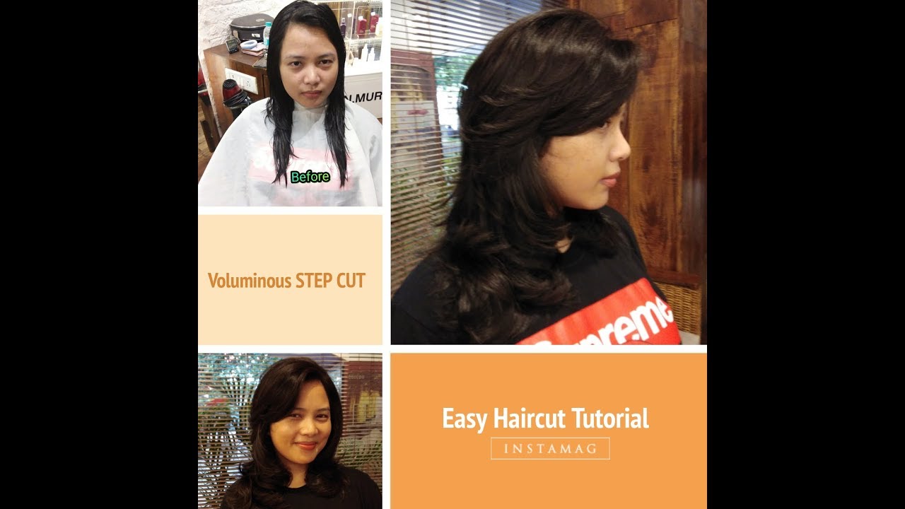Voluminous STEP CUT - Easy Haircut Tutorial in Hindi - Haircut Expert by Shyama's Makeover