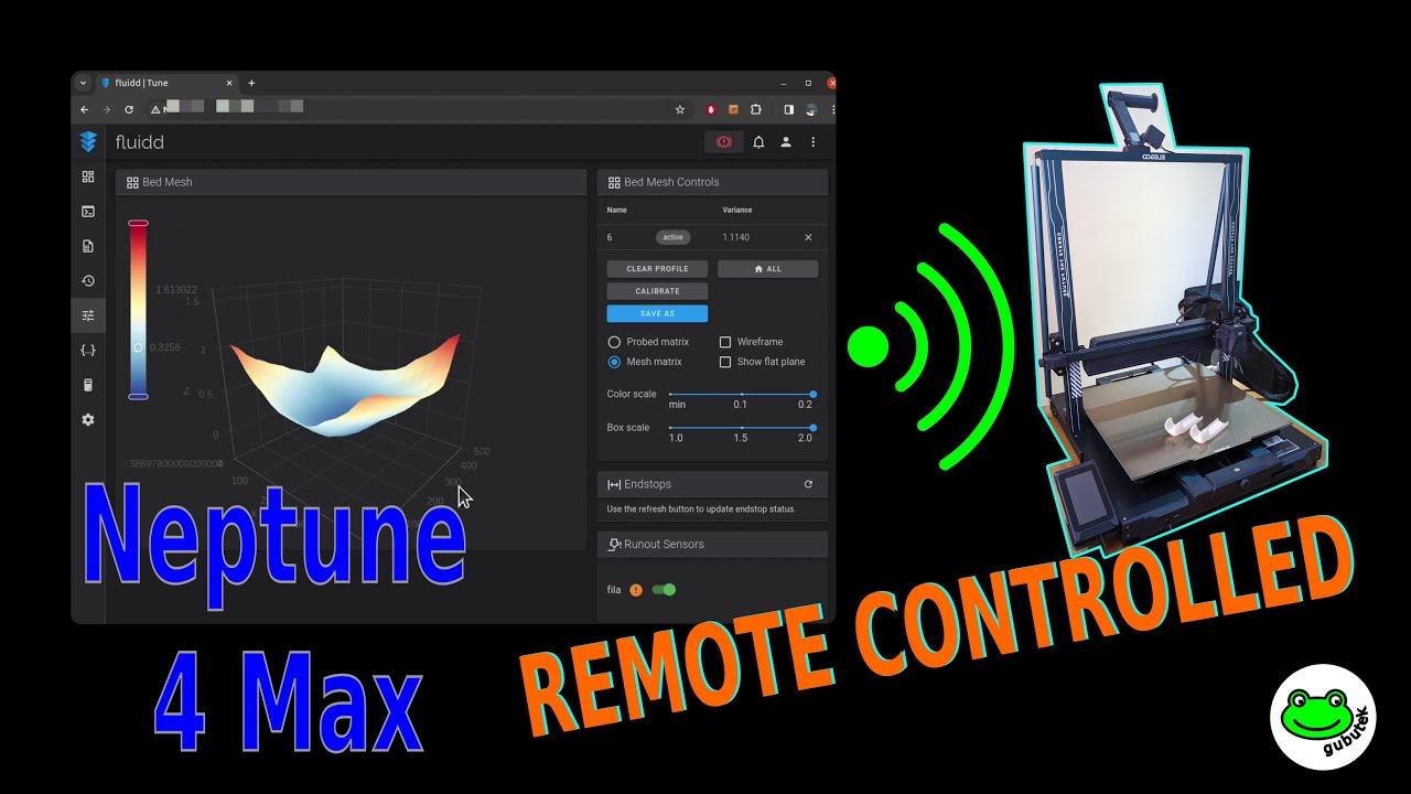 Neptune 4 Max remote controlled with wifi