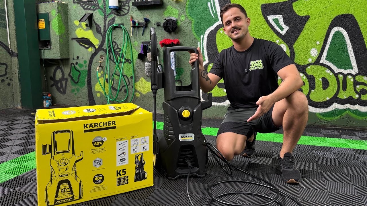 KÄRCHER K5 - LAVADORA COM MOTOR INDUÇÃO E MUITO SILENCIOSA!😍