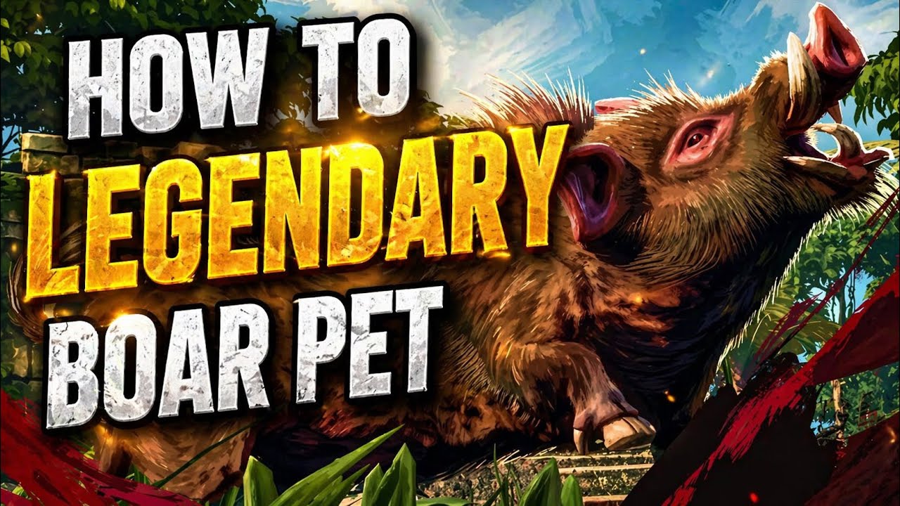 HOW TO GET LEGENDARY BOAR PET / WINDROSE