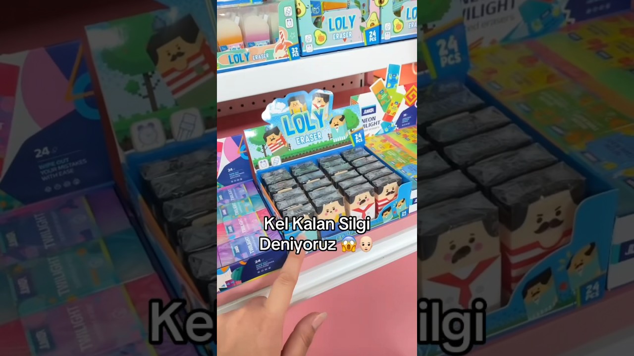 Kel Kalan Silgi Mii ?! 😱🧑🏻&zwj;🦲 #kawaii #diy #silgi #komik #funny #shorts #okulad&ouml;n&uuml;ş #alışverişim