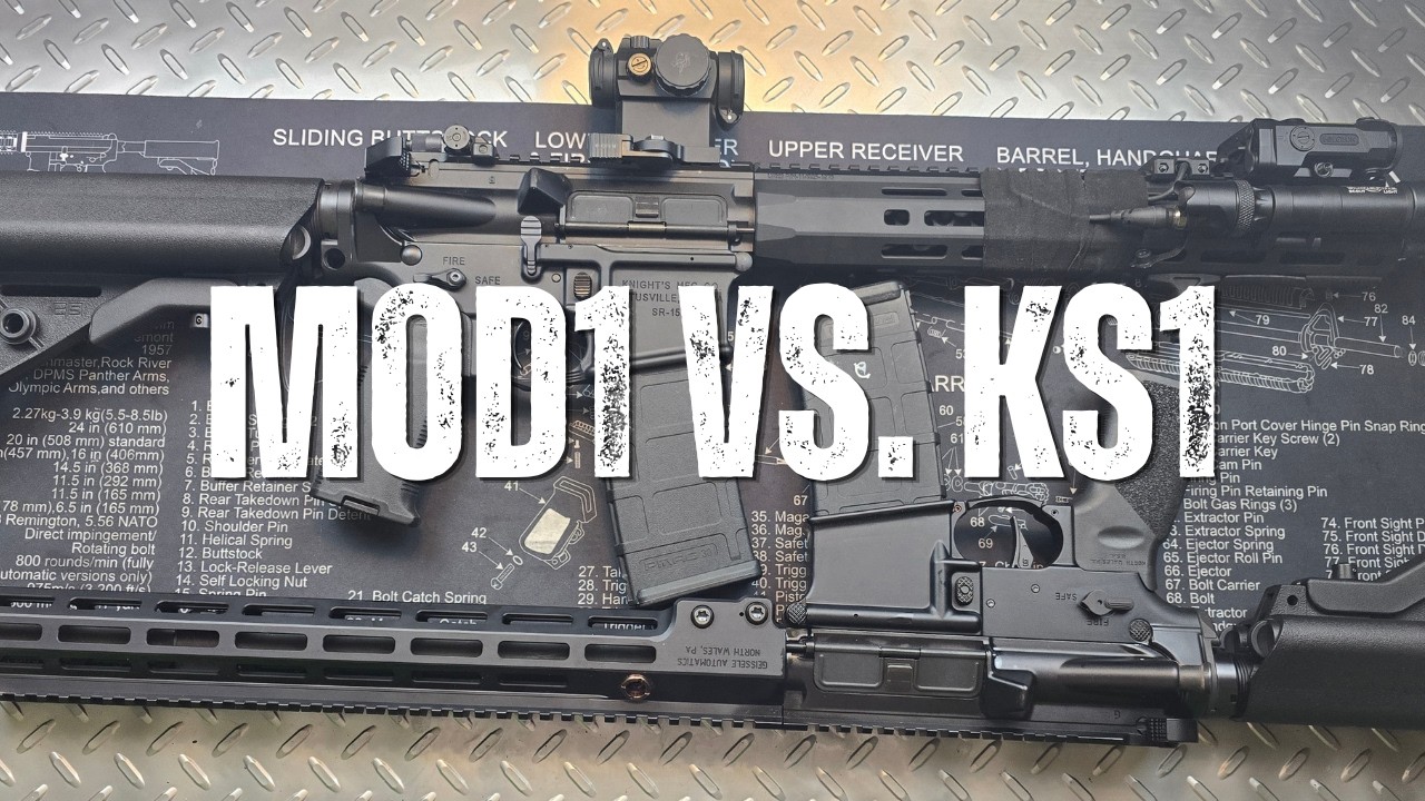 Geissele Super Duty MOD1 против Knight's Armament KS1