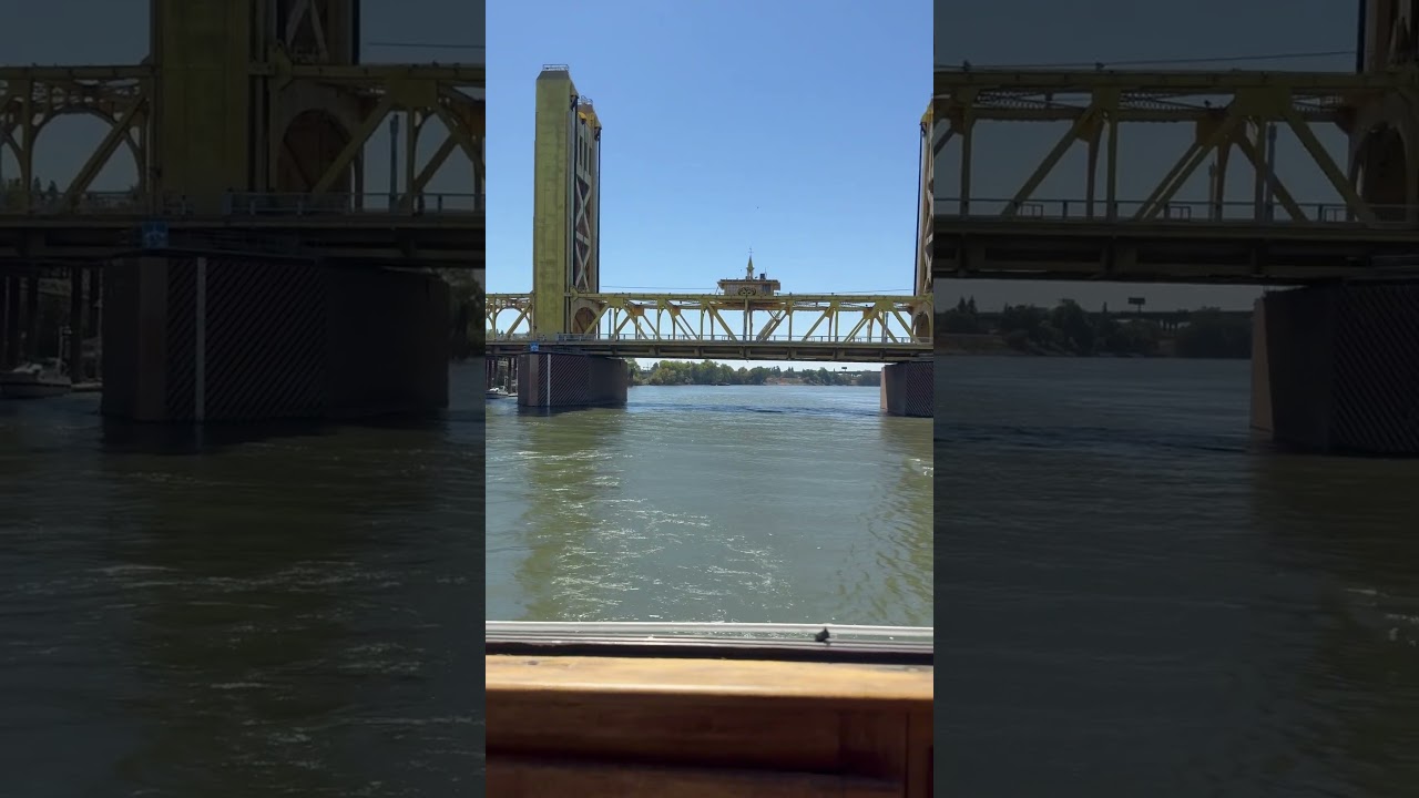 Sacramento River Tower bridge Sacramento California #sacramento #california #river #bridge