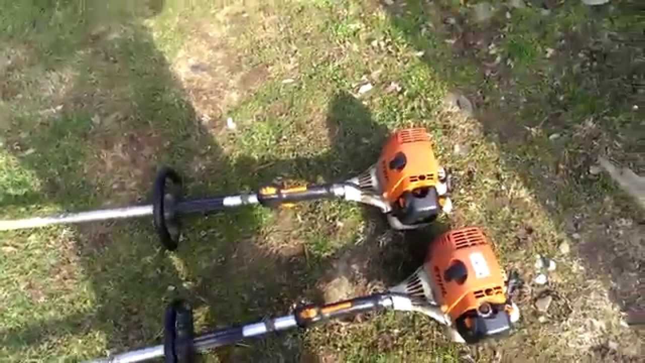 Stihl FS 90 R Cold Starts