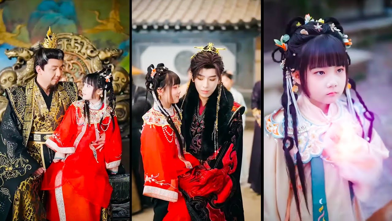 Little hell😈princess 👑 reborn human world and find her crown Prince 🪄 father magical drama in Hindi💫