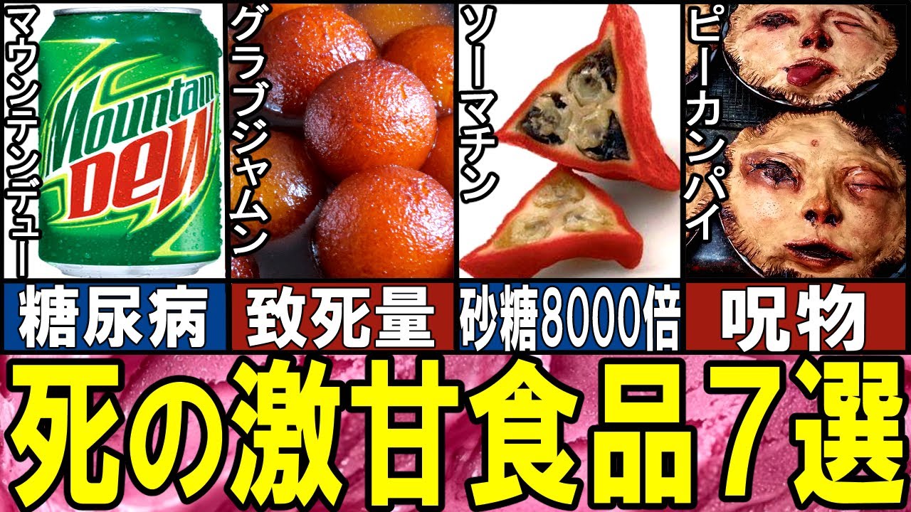【閲覧注意】激甘すぎる死の食べ物７選【ゆっくり解説】【動物おもしろ雑学】