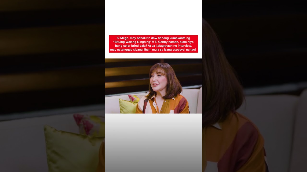 Sharon, may babalutin habang kumakanta ng Bituing Walang Ningning #shorts | Kapuso Mo, Jessica Soho