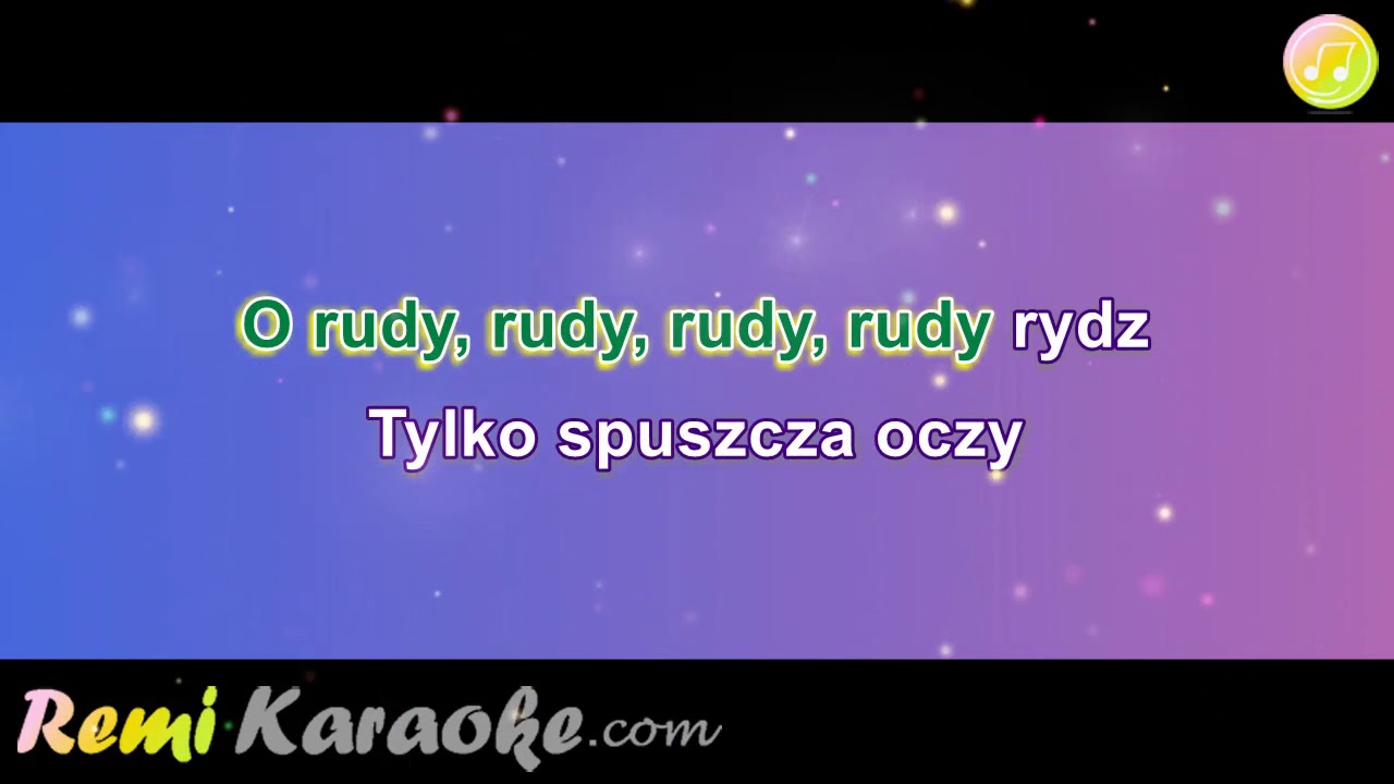 Helena Majdaniec - Rudy rydz (karaoke - RemiKaraoke.com)