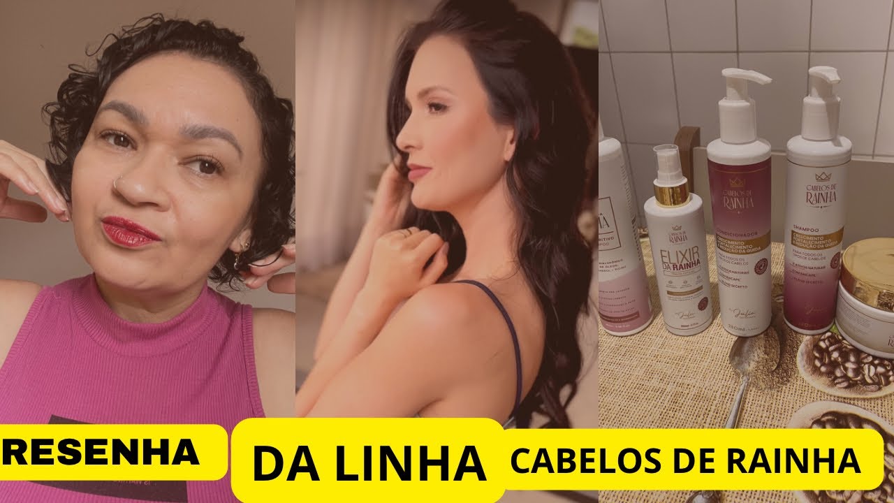 RESENHA DA LINHA CABELOS DE RAINHA PRA CRESCER E FORTALECER O CABELO!!  ​@JuliaDoorman 