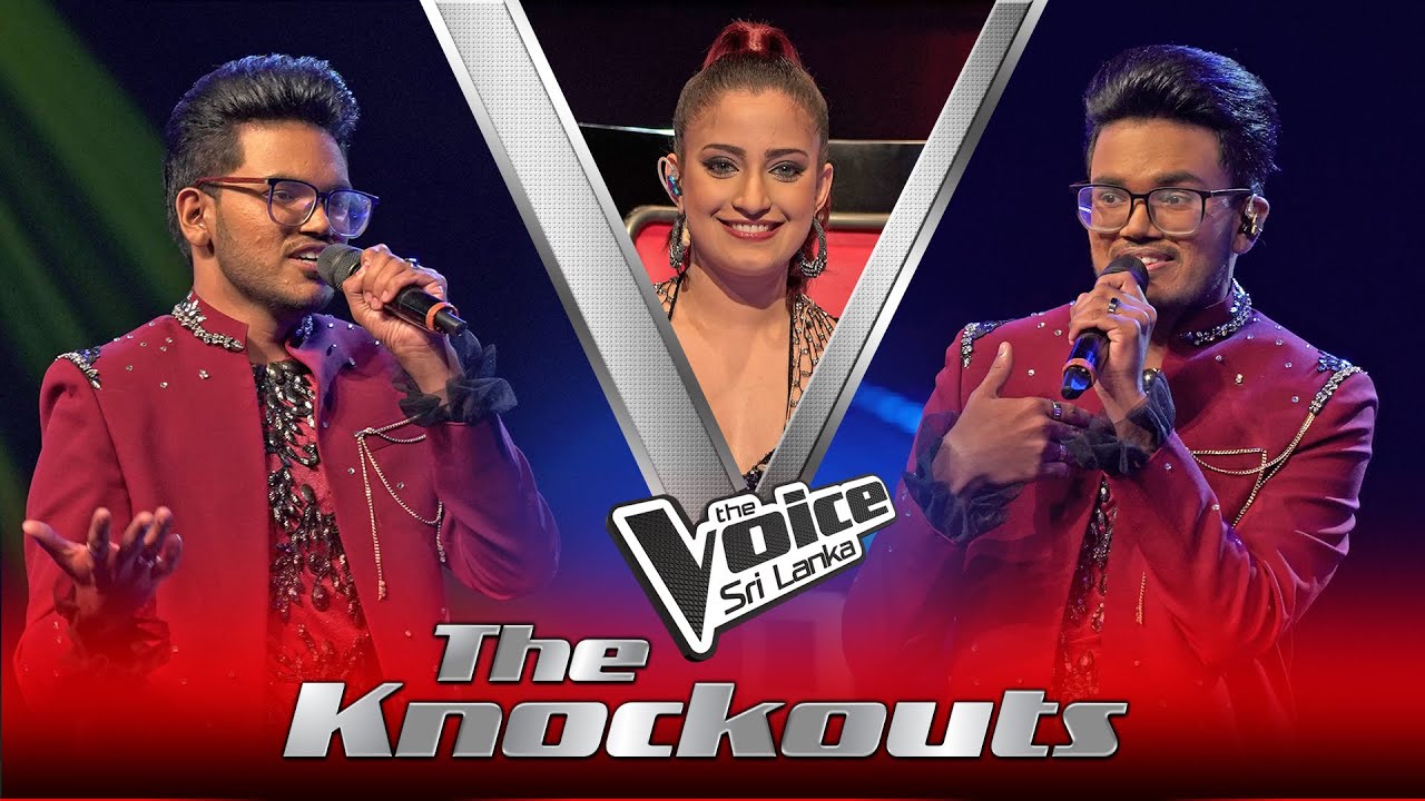 Hirusha Pathum | Lassana Niliye (ලස්සන නිළියේ) | The Knockouts | The Voice Sri Lanka