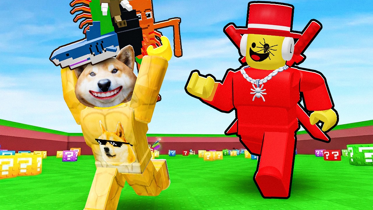 TROVO BRAINROT ASSURDI NEL NUOVO GIOCO DI SAMMY ROBLOX BREAK A LUCKY BLOCK!