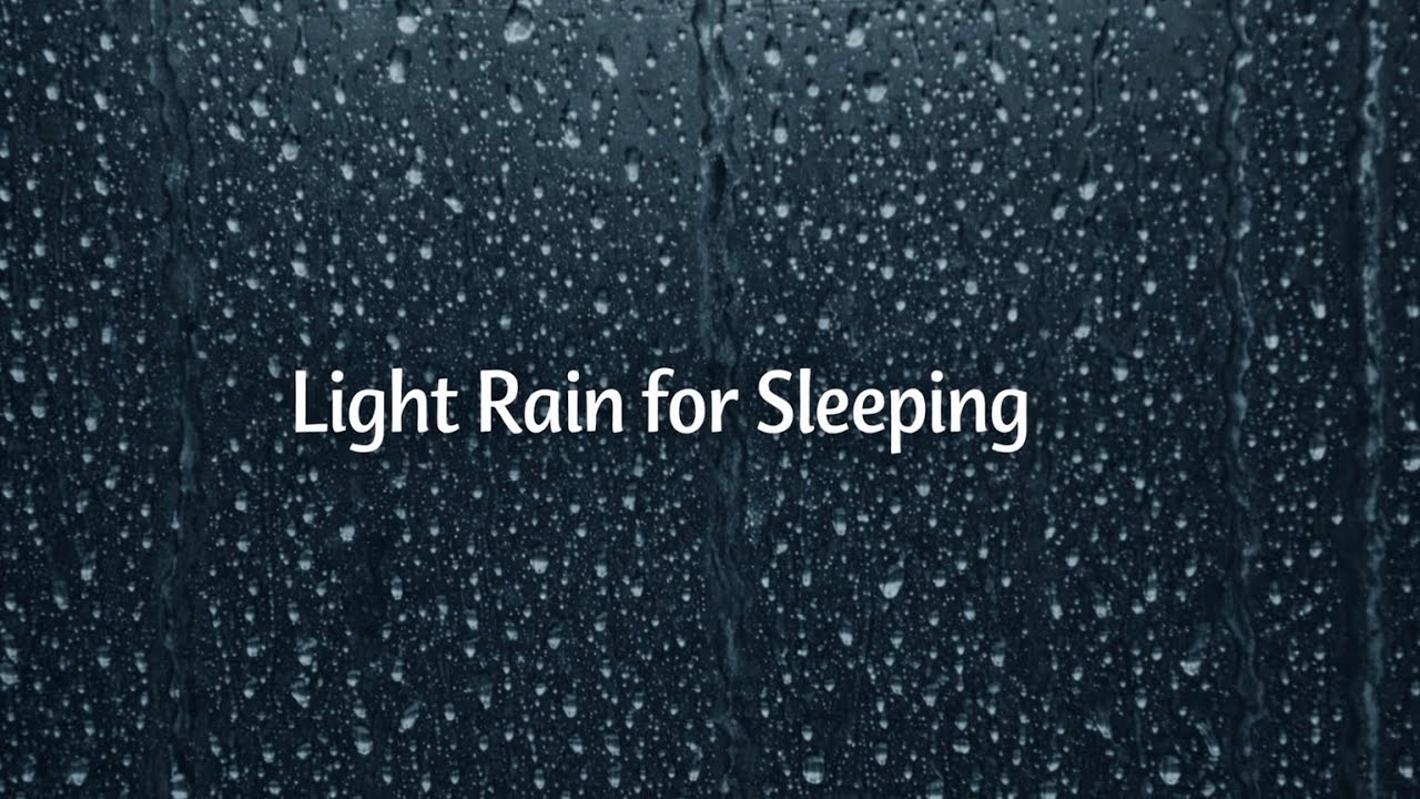 Gentle Rain Sounds for Deep Sleep | Calm Night Rain (90 Minutes)