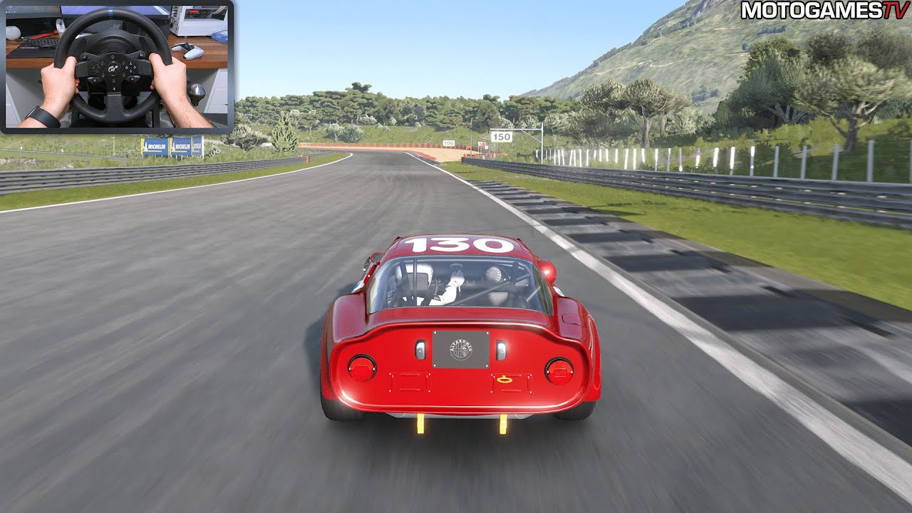 Gran Turismo 7 - 1965 Alfa Romeo GIULIA TZ2 carrozzata da ZAGATO | Thrustmaster T300RS Gameplay