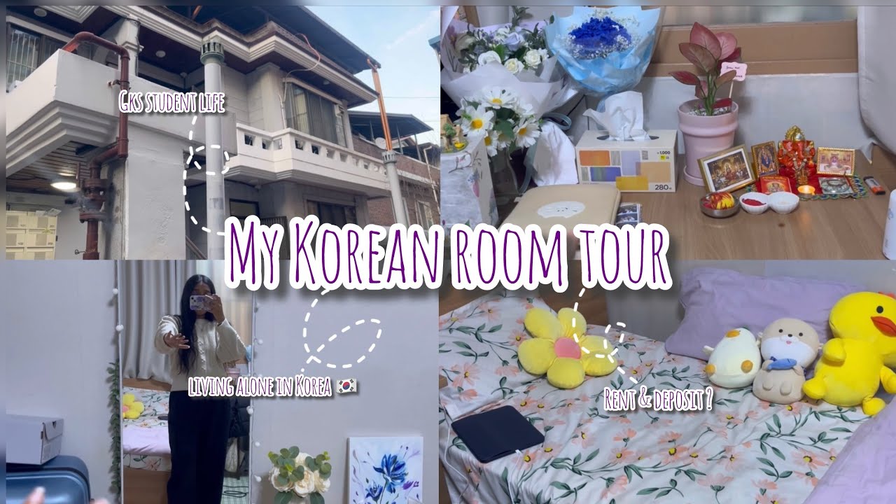 #vlog 136 || My Korean room tour vlog 🇰🇷 | Rent & Deposit ? | living alone, and more