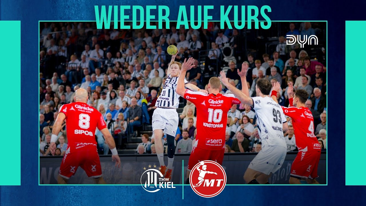 Highlights: THW Kiel - MT Melsungen (Saison 2025/26) Dyn Handball | DAIKIN HBL