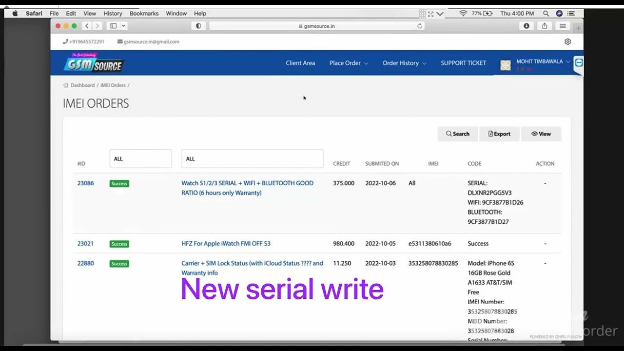 HFZ iWatch S1/S2/S3 iCloud Remove  New Version Tool
