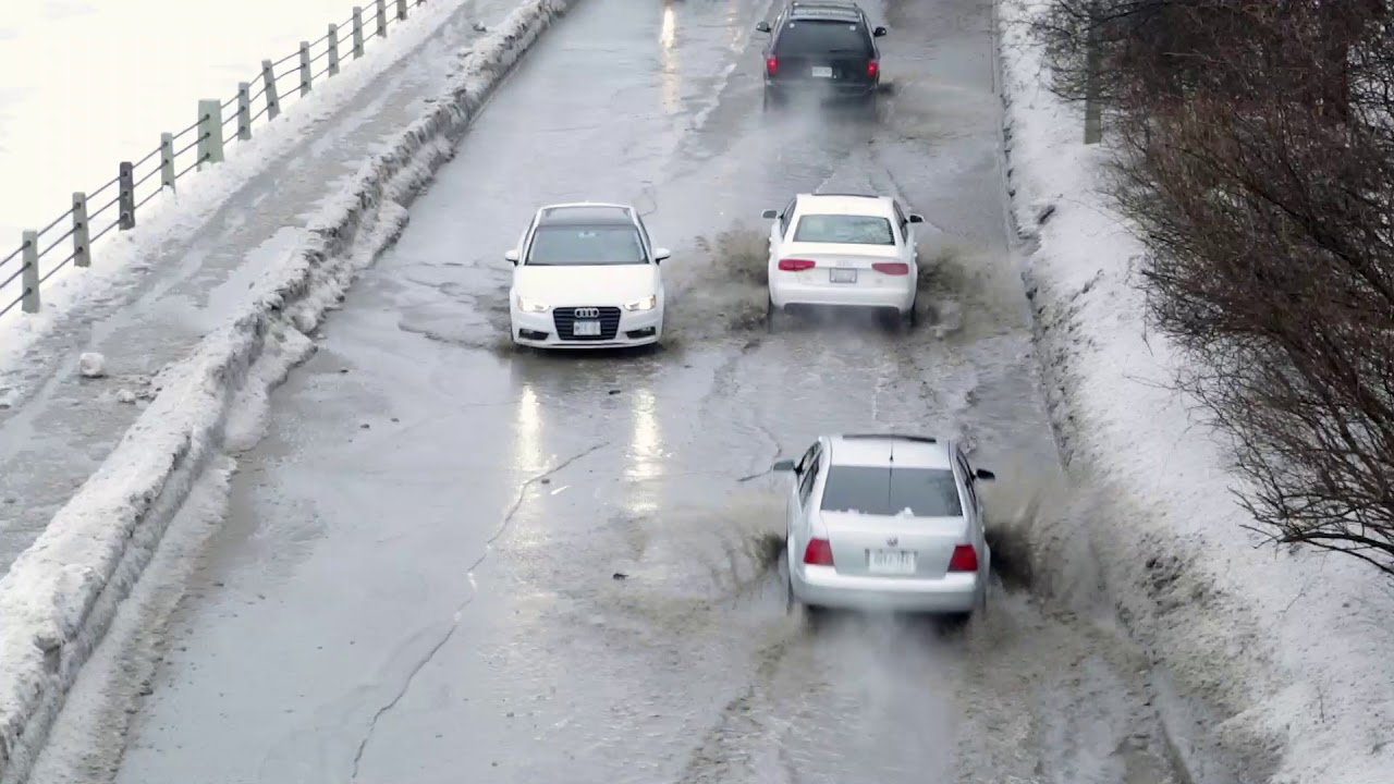 Overnight temps above zero, spared us freezing rain but…
