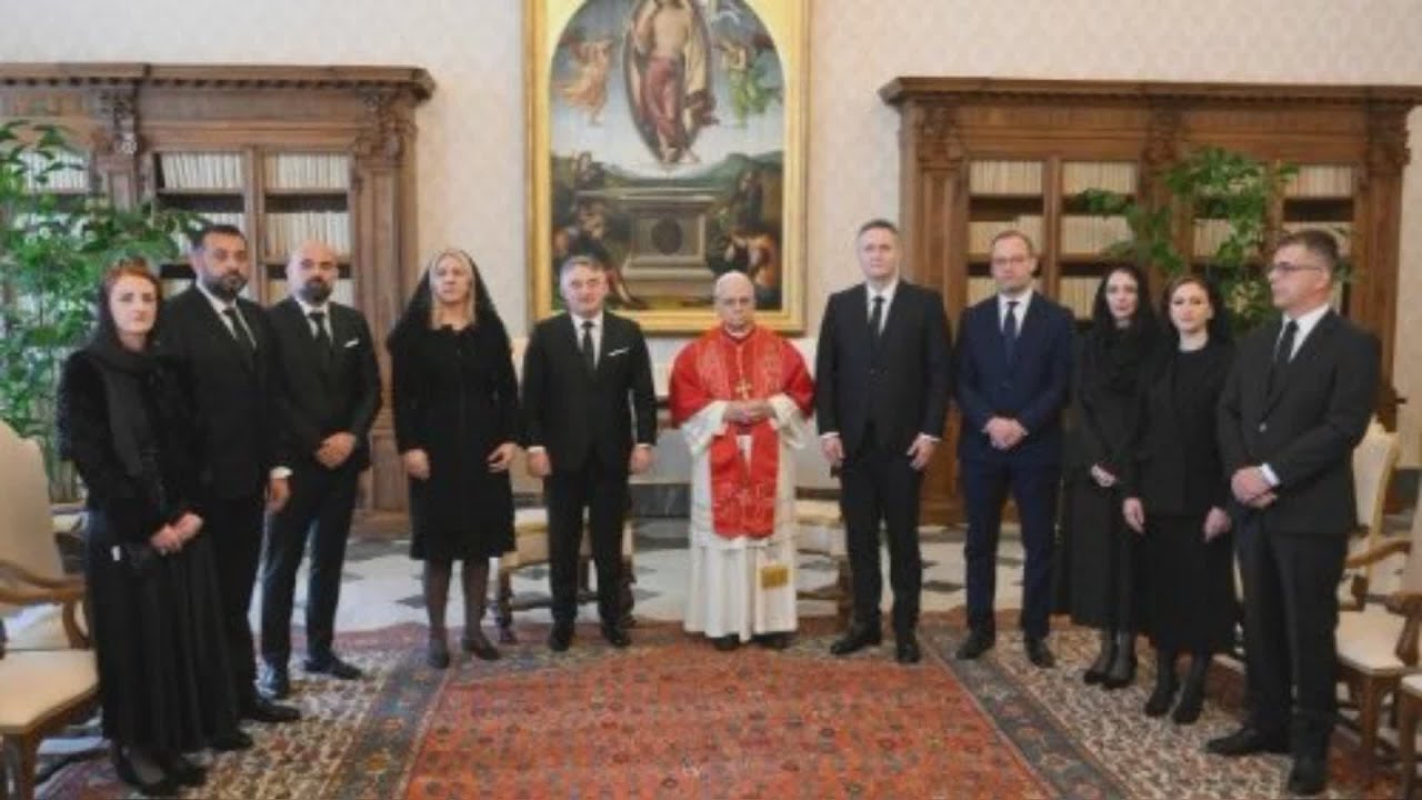 Leone XIV ha ricevuto in udienza la Presidenza collegiale di Bosnia ed Erzegovina