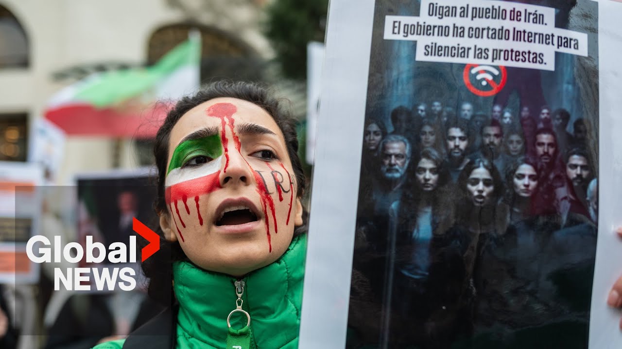 Iranians across the globe vent frustrations as internet blackout continues after deadly protests