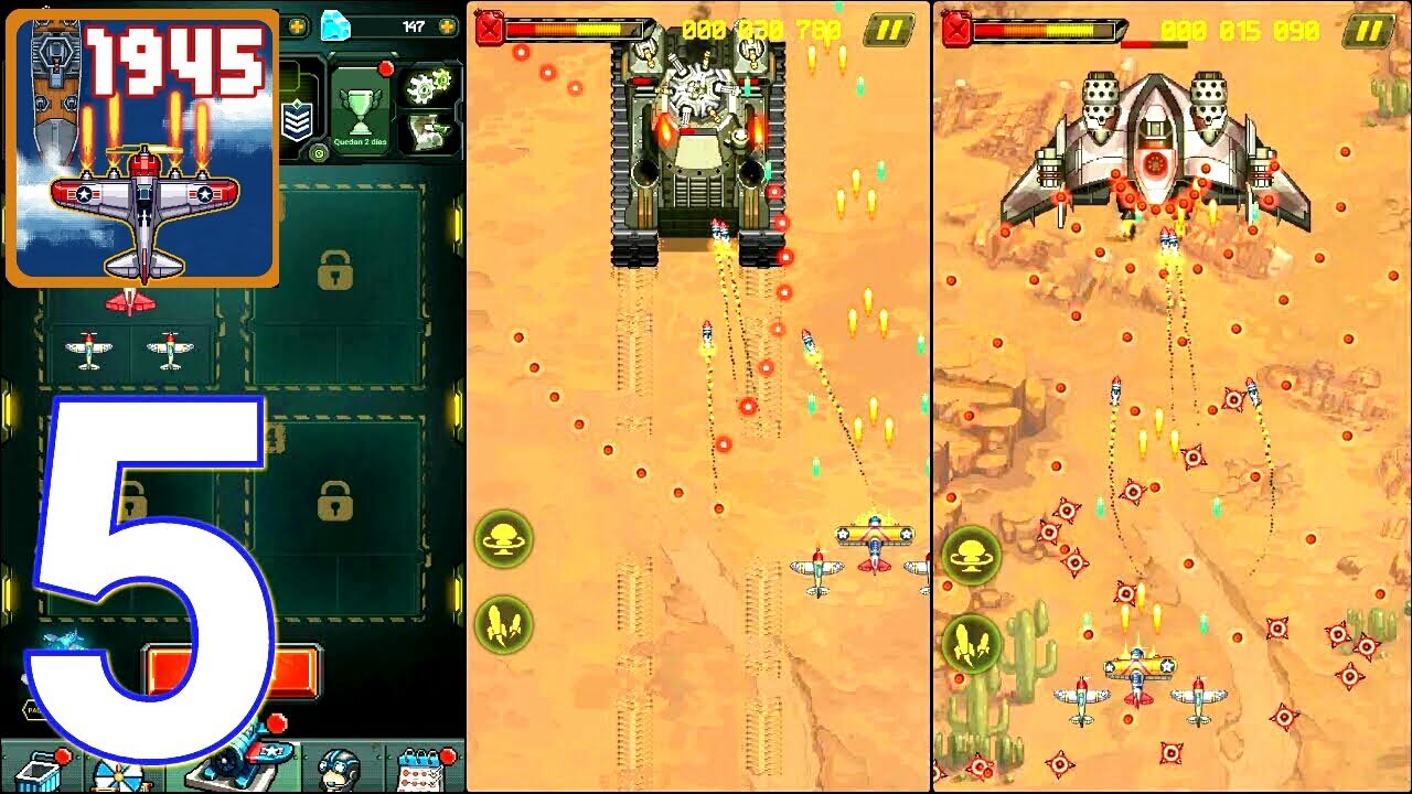 1945 Air Force-(Gameplay 5)-Niveles Del 23 Al 27