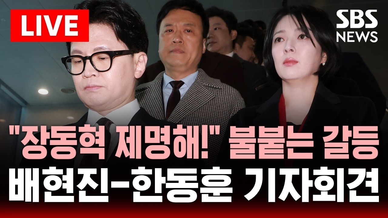 🔴LIVE '당원권 정지 1년' 배현진 중징계 