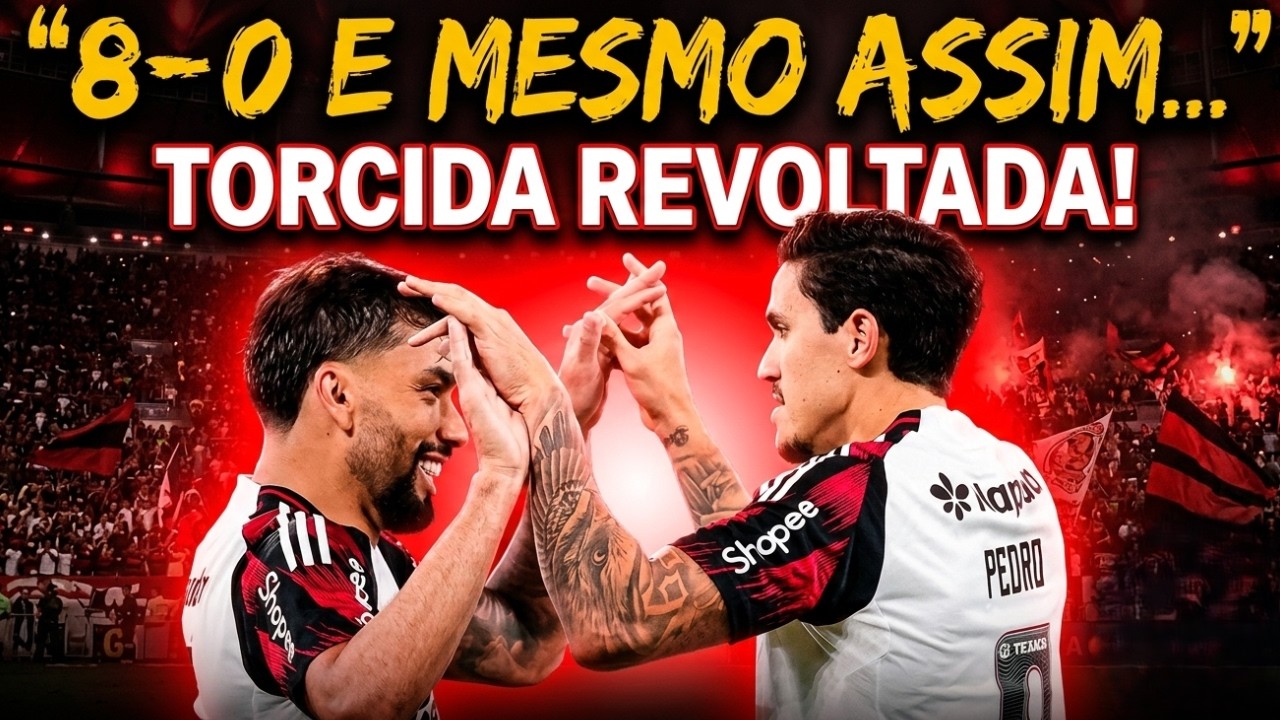 PEDRO FAZ 4, FLAMENGO ATROPELA… MAS O MARACANÃ EXPLODE EM CRÍTICAS! 🔴⚫