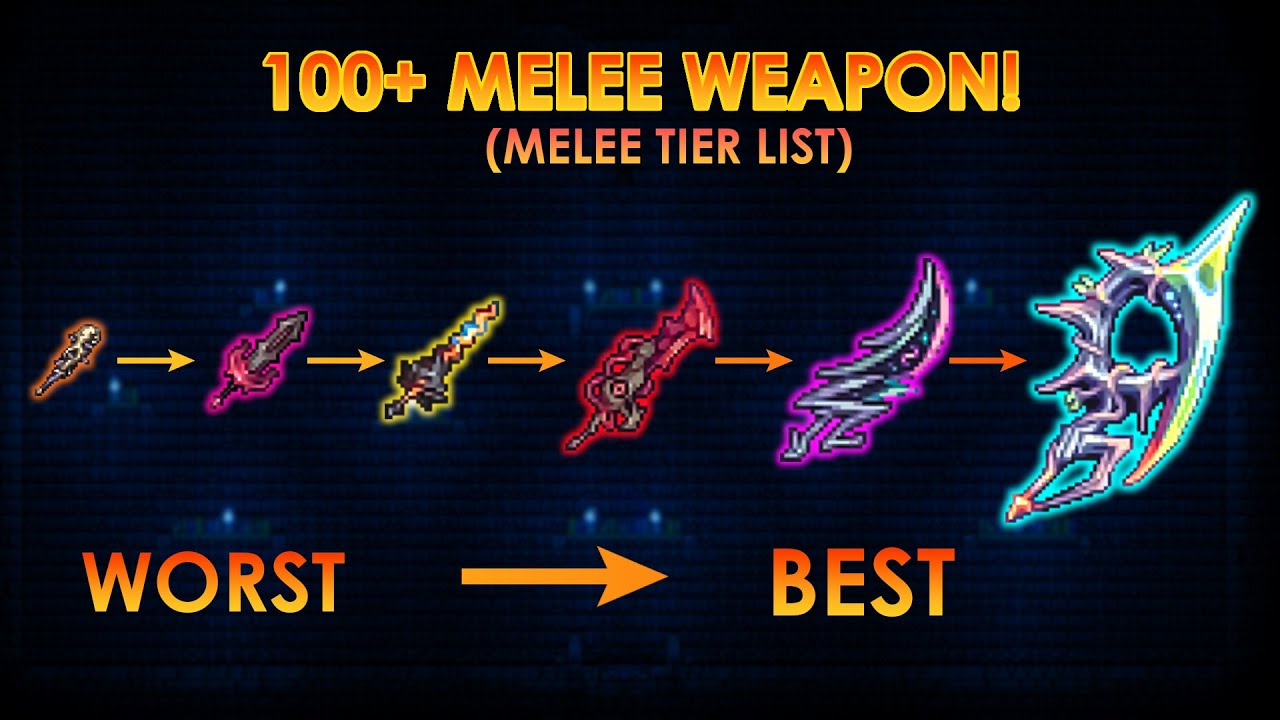 100+ Modded Melee Weapons Ranked! ALL Melee Weapon in Calamity Mode