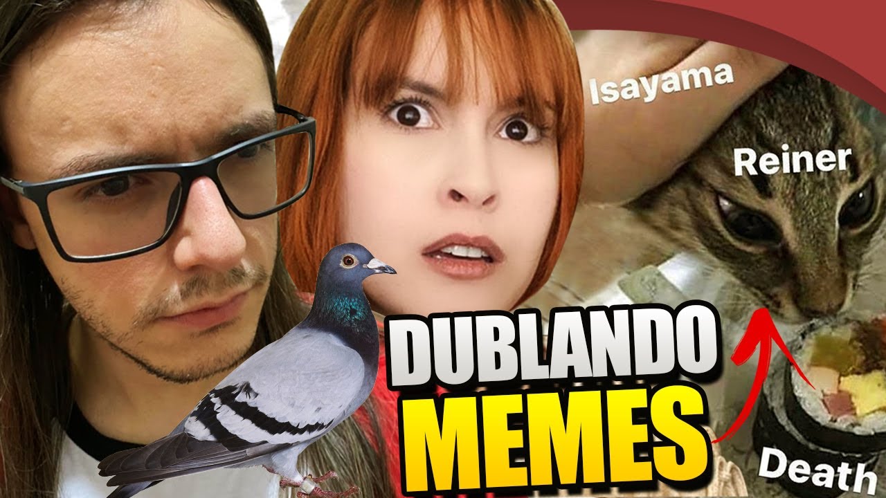 Eren e Mikasa vendo MEMES DE ATTACK ON TITAN | Dublando Memes