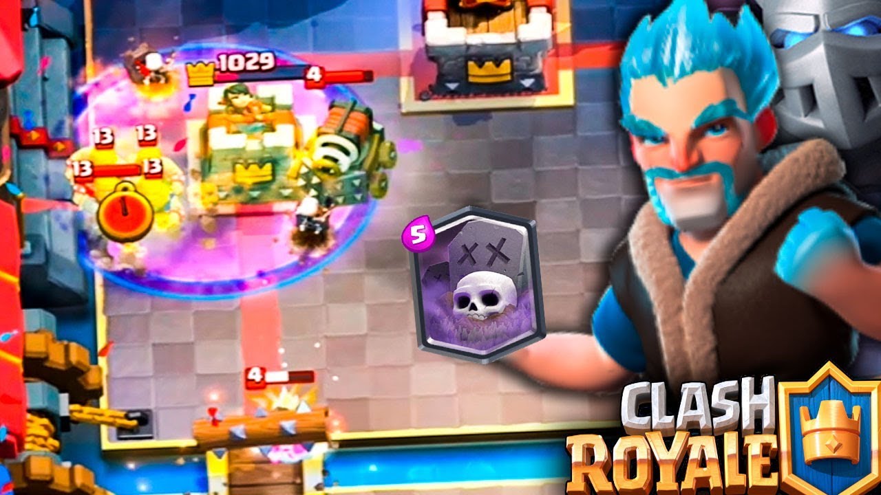 CICLO RAPIDO DE CEMENTERIO BRUTAL!! | Clash Royale | Rubinho vlc