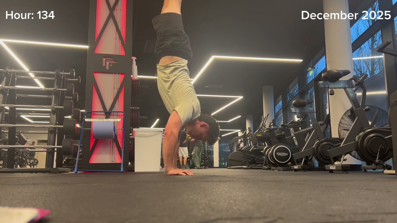 zero to planch?  hour 131-139; end of 1st year of planch training;