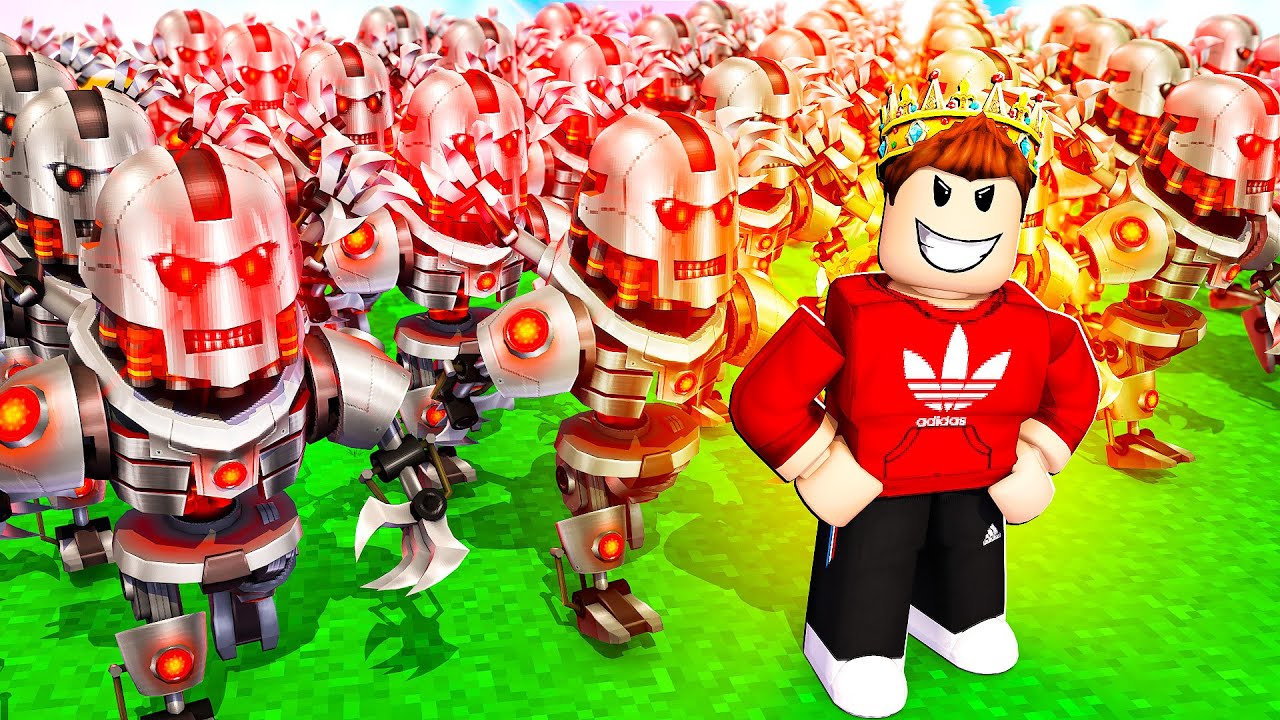 Die GRÖßTE ROBOTER ARMEE der WELT?! (Roblox)
