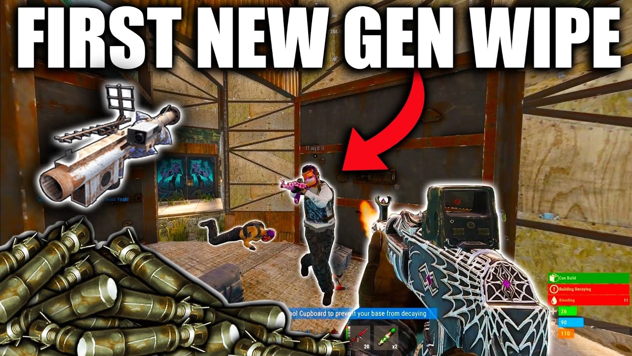 My First New Gen Wipe - Rust Console Edition