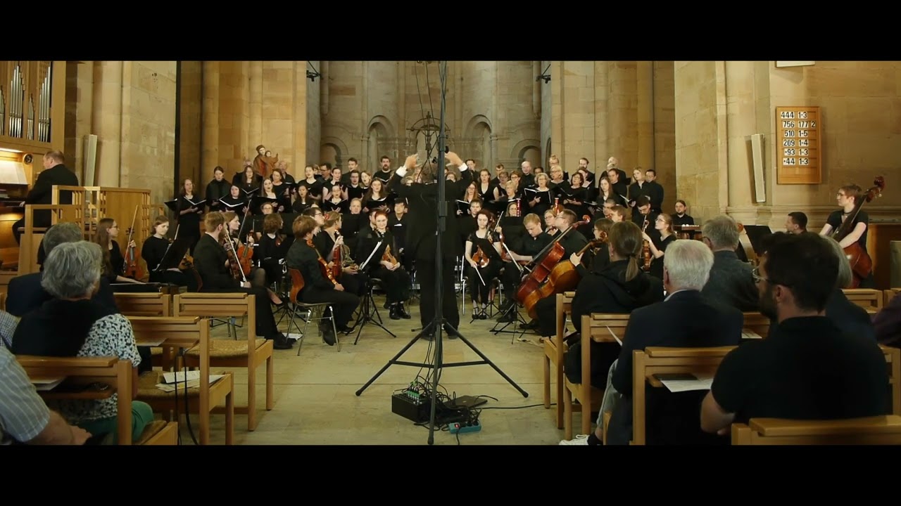 Elgar, Edward; O salutaris hostia Chor der Uni Saarbrücken, H.  Freitag, T.  Markutzik Juli 2023