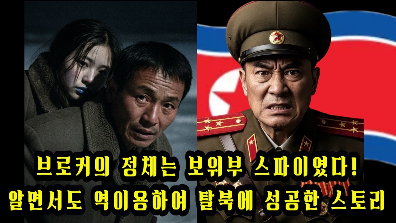 브로커의 정체는 보위부 스파이였다! 알면서도 역이용하여 탈북에 성공한 스토리...탈북실화 북한인권 탈북스터리 북한실화