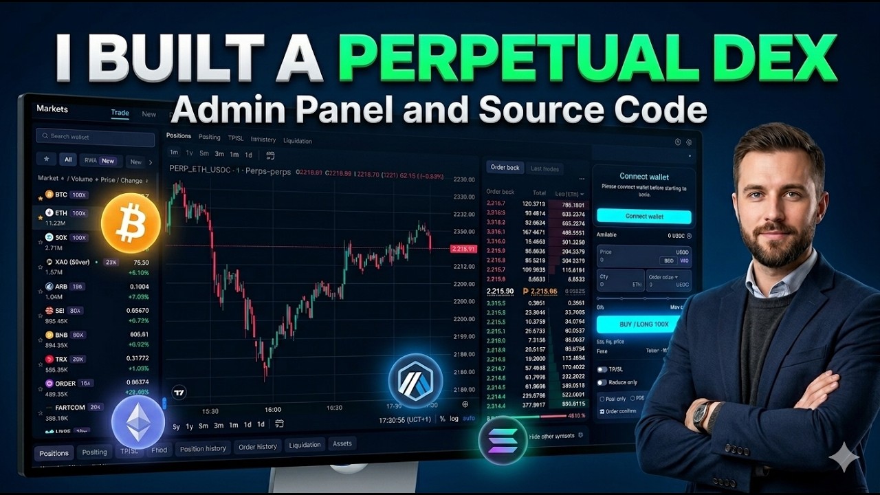 I Built a Perpetual DEX Exchange From Scratch | Custom Crypto Futures & Swaps Platform Development