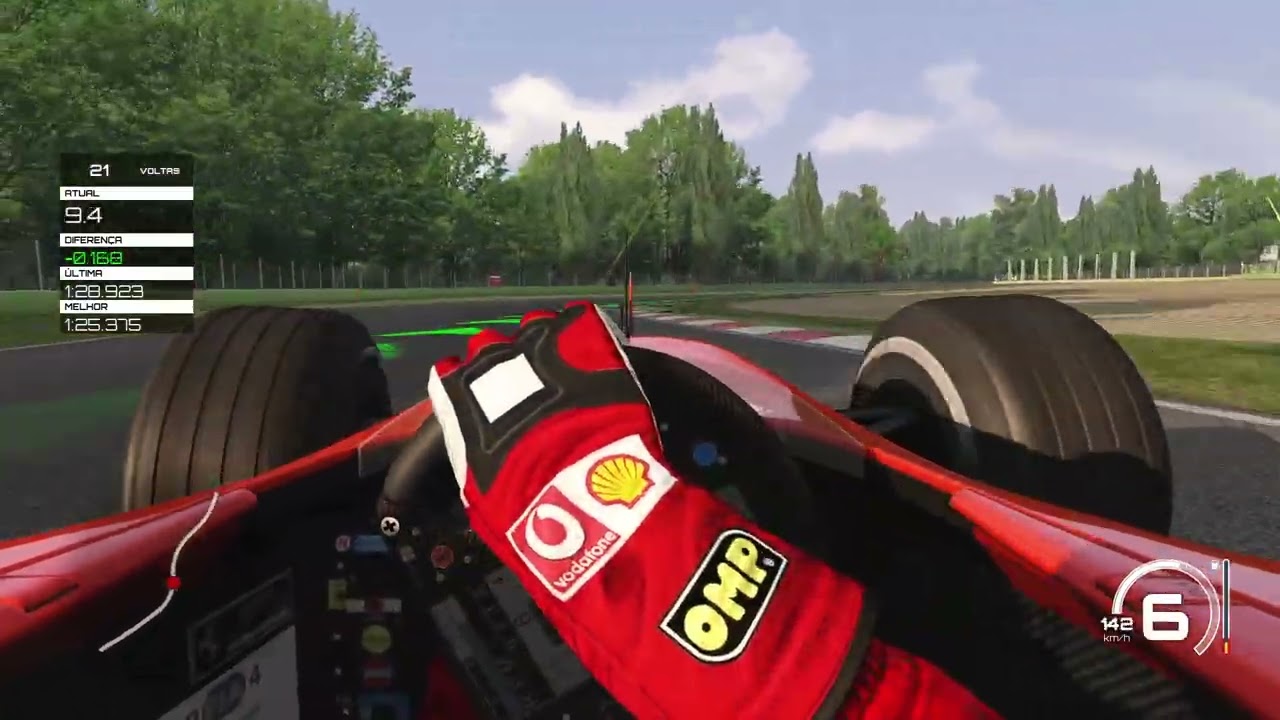 Imola - F2004 - 9 Laps - Free Pratice - Xbox on Gamepad - Assetto Corsa