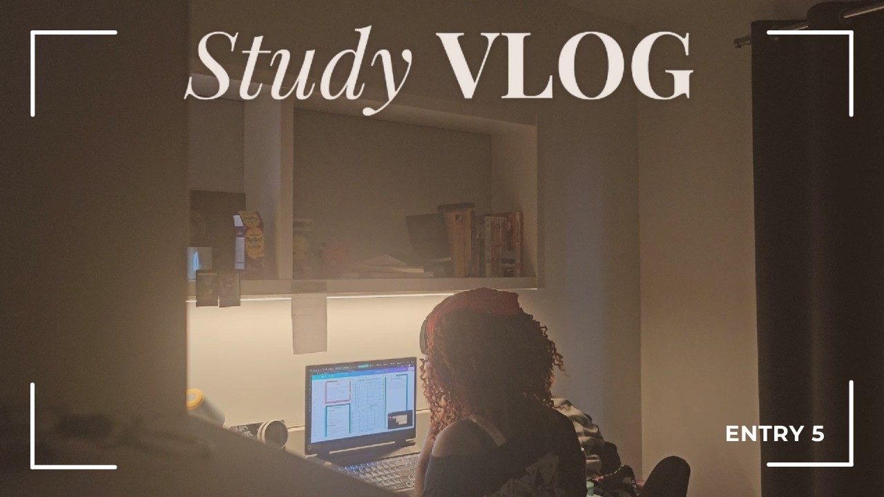 A week of studying☆*: .｡. | watching me force myself to lock in before core assessment week :)