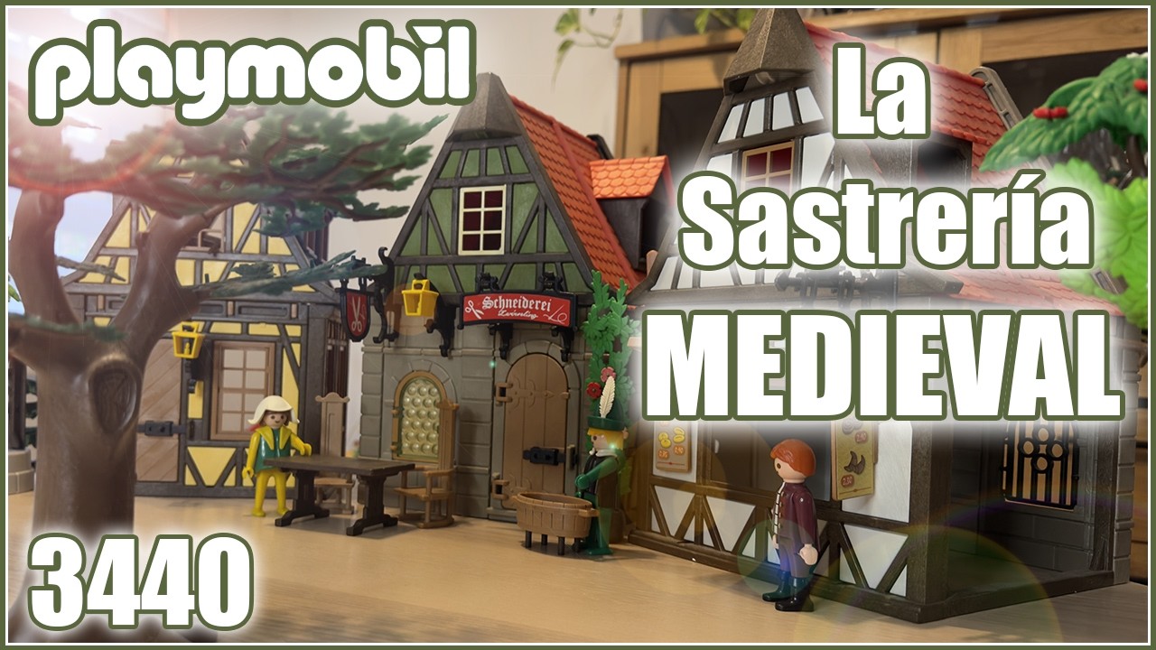 😍Que BONITA es esta referencia 😍 Montamos la SASTRERIA MEDIEVAL de PLAYMOBIL 😎