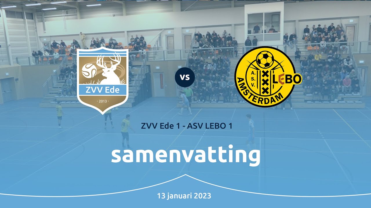 SAMENVATTING | ZVV Ede 1 - ASV LEBO 1 (8e finale KNVB Beker 22/23)
