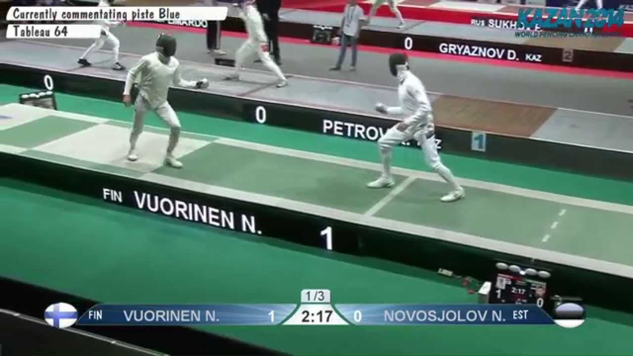 VUORINEN Niko FIN vs. NOVOSJOLOV Nikolai EST