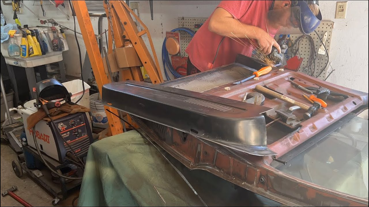 Fixing more rust on the C10!! (replacing lower door panels)
