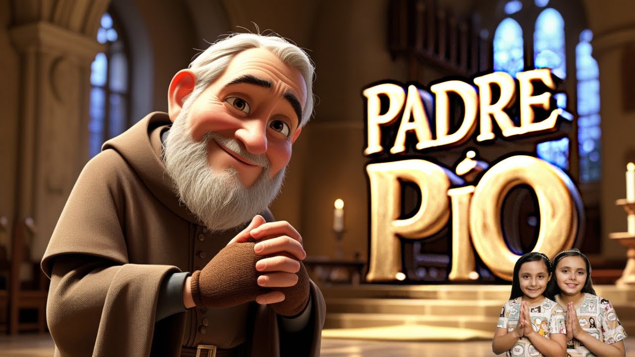 HISTÓRIA DE PADRE PIO - Animada para Crianças - Catequese Infantil - Igreja Católica