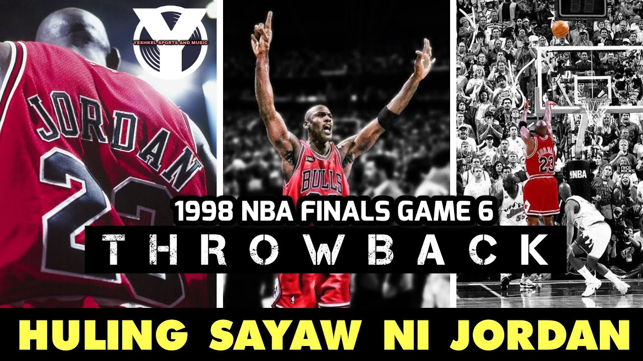 Ang Last Shot ni Jordan na narinig ng buong mundo! 1998 Finals Bulls vs Jazz Game 6! Game Winner!
