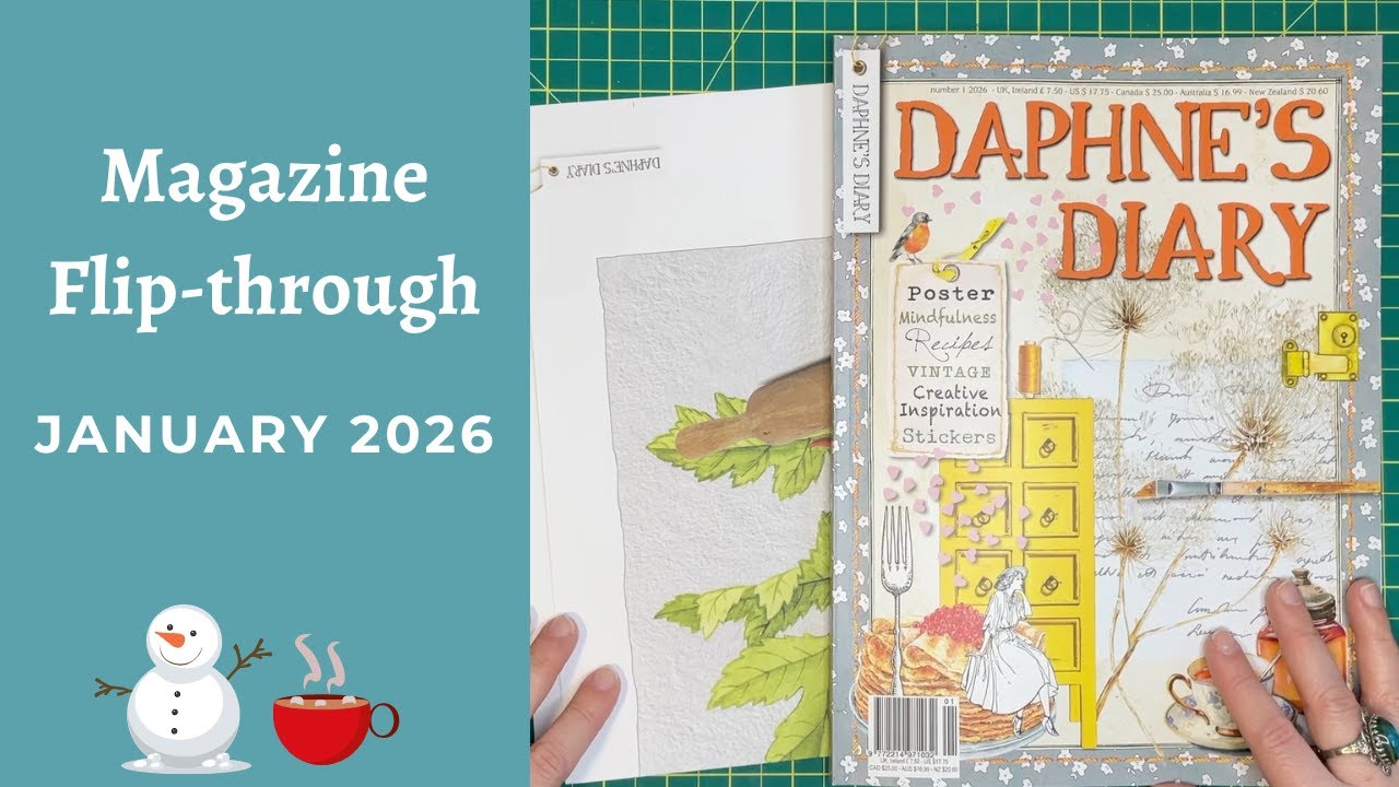 Журнал «Дневник Дафны» за январь 2026 года. #вдохновение #журналы Используйте код Liz10