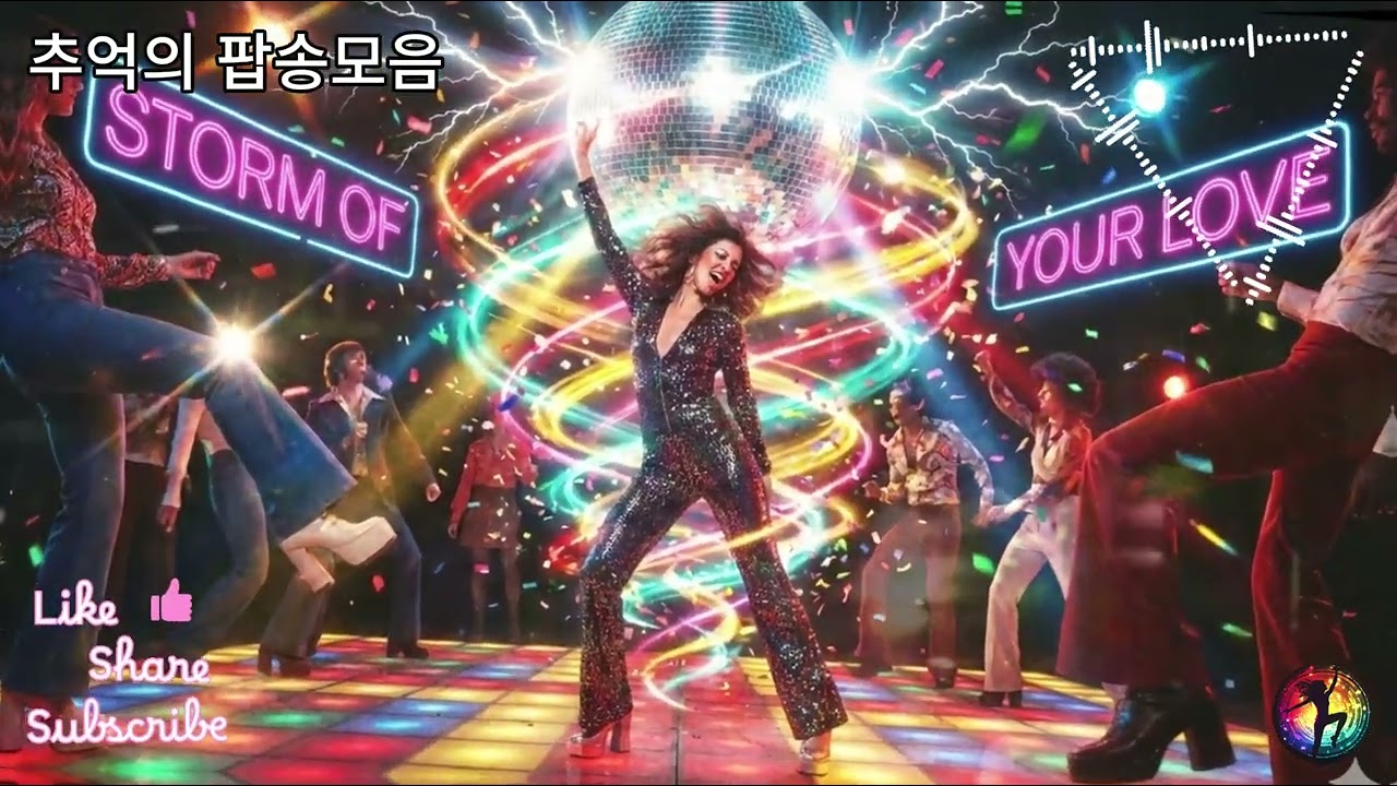 [신나는 디스코 팝송] 추억의 팝송모음 - Storm of Your Love (가사/lyrics)