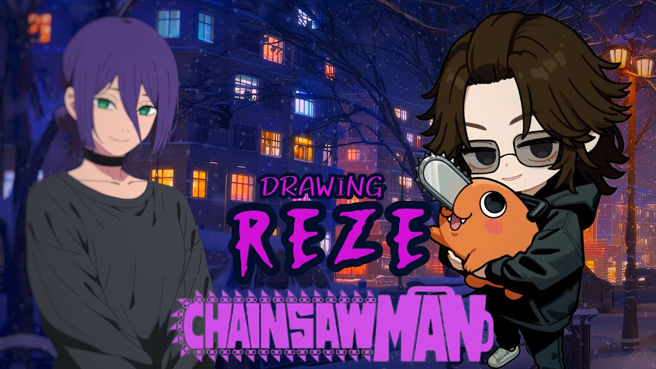 HOW TO DRAW (REZE) |CHAINSAW MAN|STEP BY STEP EASY TUTORIAL ✨️ 